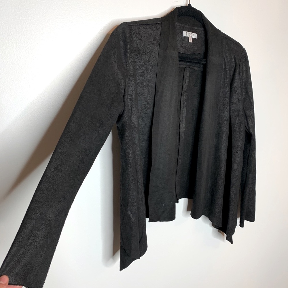 Coated Black Jacket